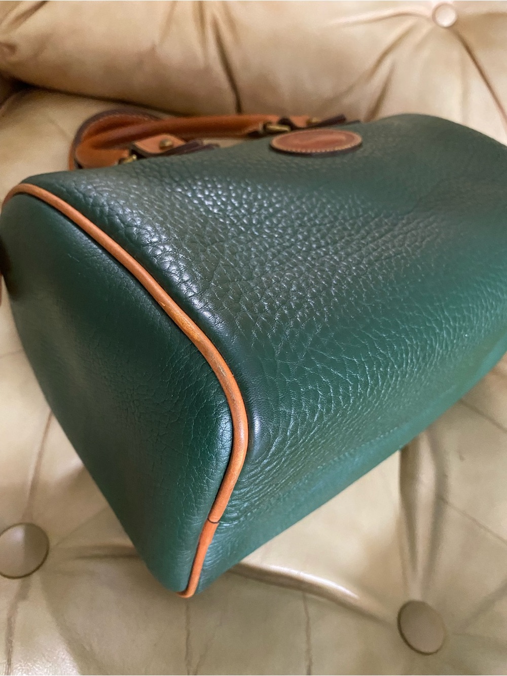 LKNW Dooney & Bourke Vintage R28 Satchel Top Handle All Weather Leather Ivy - Picture 10 of 16